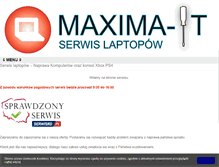 Tablet Screenshot of maxima-it.com